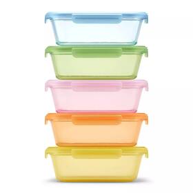 Ello 719961493249 10pc Snap And Nest Meal Prep Food Storage Containers -multicolor Brights Ello 719961493249 10pc Snap And Nest Meal Prep Food Storage Containers -multicolor Brights
