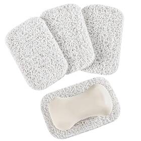 Sp81 Emlim 4 Pack Soap Holder Pad For Kitchen And Bathroom White No