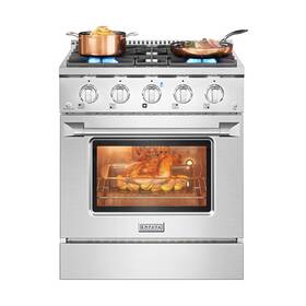 Empava 850014138059 Commercial Gas Range Freestanding And Slide-in 4.2 Cu. Ft. Pro-style S