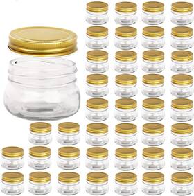 Encheng 757347200326 5 Oz Wide Mouth Mason Jars Clear 5oz / 40pack Clear/golden Lids Encheng 757347200326 5 Oz Wide Mouth Mason Jars Clear 5oz / 40pack Clear/golden Lids
