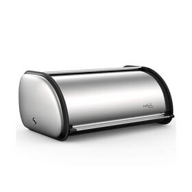 8541994225 Enloy Bread Box For Kitchen Counter Stainless Steel Roll Top Bin Sliv