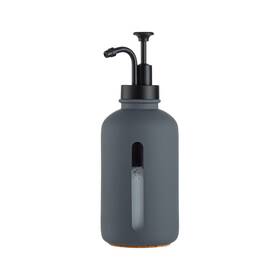 6602-s-2 Enra Gray Soap Dispenser With Window 17oz Glass Hand Dispenser... Fast Ship 6602-s-2 Enra Gray Soap Dispenser With Window 17oz Glass Hand Dispenser... Fast Ship
