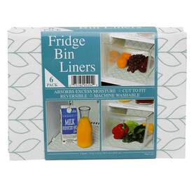Envision Home 075182052949 Refrigerator Liners Shelf Liner Absorbent Fridge 12 Inch X 24