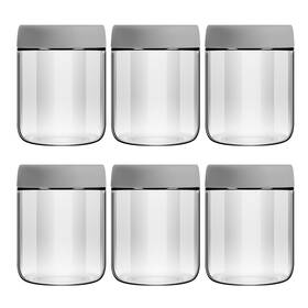 5008166 Eonjoe 6-pack 16oz Glass Jars With Lids For Food Storage Meal Prep Airtight 5008166 Eonjoe 6-pack 16oz Glass Jars With Lids For Food Storage Meal Prep Airtight