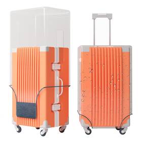 Esholife Sample Sku 24678 Clear Pvc Luggage Cover Protectors 20 Inch Suitcase For Tsa Ap