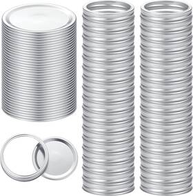 36lids Evahab 736961509985 72pcs Canning Lids With Rings Wide 36rings For Mouth Silver 36lids Evahab 736961509985 72pcs Canning Lids With Rings Wide 36rings For Mouth Silver