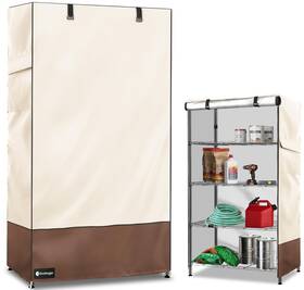 600d Exokugo 717437076552 Wire Shelf Cover Heavy Duty 100% Waterproof Covers For Shelvi