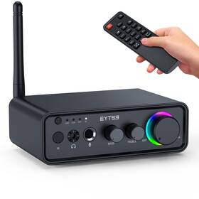 M19-bt Eytse Stereo Amplifier Hifi Class D Audio Receiver Amp 100wx2 2.1 Channel Digital A