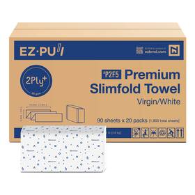 P2f5 Ezpull Ezbrnd Premium Soft 2ply Slimfold Paper Towels 90 Sheets X 20 Pk 044