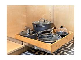 Fabsome 799086371882 Pull Out Cabinet Drawer Organizer Sliding Bamboo Wood Storage Rack... Fast Ship Fabsome 799086371882 Pull Out Cabinet Drawer Organizer Sliding Bamboo Wood Storage Rack... Fast Ship