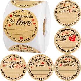 2207181508 Fancy Land 500pcs Homemade With Love Stickers Lines Jar Canning 2 Inch Kraft 2207181508 Fancy Land 500pcs Homemade With Love Stickers Lines Jar Canning 2 Inch Kraft
