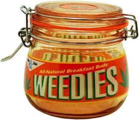 Fantasy Gifts 810171026910 Dank Tank Airtight Glass Storage Jar Weedies Small