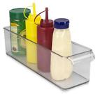 Fb44421 Home Basics Clear Plastic Heavy Duty Fridge Bin 886466444219 Fb44421 Home Basics Clear Plastic Heavy Duty Fridge Bin 886466444219
