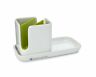 Fc17404w Full Circle Stash Ceramic Sink Caddy Green And 810119022943