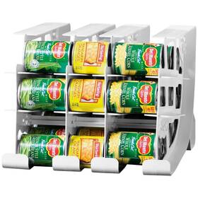 4554 Fifo Fba Pantry Storage Organizer Dispenser Rack For Canned Goods/drinks 54-can