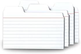 Ft07215 Find It Tabbed Index Cards 3 X 5 Inches White 48-pack 3x5 48 Pk Ft07215 Find It Tabbed Index Cards 3 X 5 Inches White 48-pack 3x5 48 Pk
