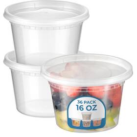 B01akq6gbu Fit Meal Prep 36 Pack 16 Oz Deli Containers With Lids Variety Us Made L