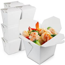 Faf300075 Fit Meal Prep 50 Pack 26 Oz 4 X 3 Rectangle Paper Chinese Take Out Food Conta Faf300075 Fit Meal Prep 50 Pack 26 Oz 4 X 3 Rectangle Paper Chinese Take Out Food Conta