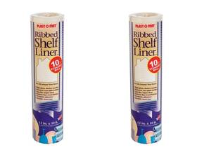 Spm-110w Flex-o-glass Inc 2pack Warps Bisque Non Adhesive Ribbed Shelf Liner 10 L Ft X 12 W In Spm-110w Flex-o-glass Inc 2pack Warps Bisque Non Adhesive Ribbed Shelf Liner 10 L Ft X 12 W In