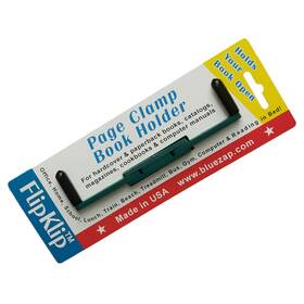 Flipklip 603803617460 Portable Book Page Holder For Hands Free Reading In Bed On The Go Tread