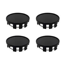 Flygun Fun4658 4-piece Car Hub Center Cover Set 2.1 Inch X 0.6 Snap-on Plastic Arc
