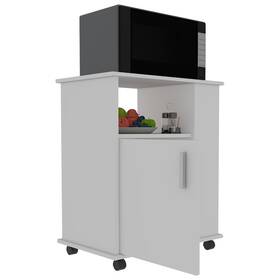 Fm Furniture 665502115296 Clayton Microwave Cabinet White