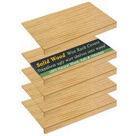 Fwxg2416-61 Fobyni Solid Wood Shelf Covers For Wire Shelving Rack Pantry Shelve Fwxg2416-61 Fobyni Solid Wood Shelf Covers For Wire Shelving Rack Pantry Shelve