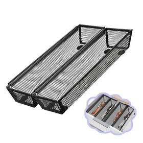 Do231007 Fodofodo 2pcs Drawer Organizer For Kitchen Utensil Mesh With Interloc