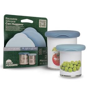 12260 Food Huggers Silicone Can Covers Set Of 2 Reusable Grade