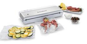 Vs100 Foodsaver 033413001999 Compact Vacuum Sealer Machine With Airtight Bags And Roll - Ideal F Vs100 Foodsaver 033413001999 Compact Vacuum Sealer Machine With Airtight Bags And Roll - Ideal F