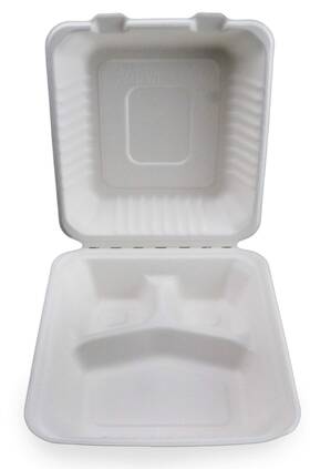 Footprint-eco-c093-pw1 Footprint Eco-c093-pw1 200 Pack Fiber 9 Inch 3-cavity Take Out Food Containers Footprint-eco-c093-pw1 Footprint Eco-c093-pw1 200 Pack Fiber 9 Inch 3-cavity Take Out Food Containers