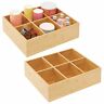 Formbuptry6skitbin-md Mdesign Bamboo Pantry Storage Box Divided Sections Pack 192173110812