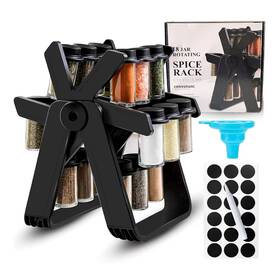 Twpj001 Fotaglidm Rotating Spice Rack Organizer Jars 18 Glass Jar Spic Twpj001 Fotaglidm Rotating Spice Rack Organizer Jars 18 Glass Jar Spic