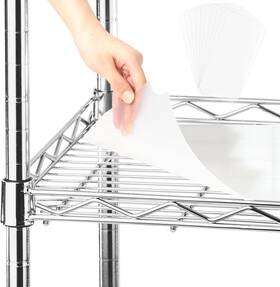 Liners-agus5865 Frienda Set Of 10 Heavy Duty Wire Shelf Liners 14 X 24 Inch Waterproof Plastic Mats
