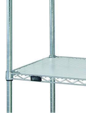 1272sm Fse Quantum Shelf Inlay Mat 72 Inch W X 12 D White Polyethylene