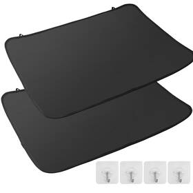 Fungk062frf Funykich 2pcs Black Silicone Rectangular Stove Top Covers For Electric