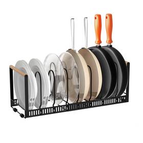 Fphk002 Fupojh Pot And Pan Organizer For Under Cabinet Expandable Lid Kit