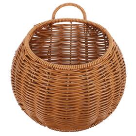 98k143098dtyqlhgft37hew Ganazono Wall Mounted Woven Hanging Basket For Plants And Kitchen Storage Lig