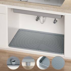 Pjymx002c Gaomasck Under Sink Mat 34 Inch X22 Tray Shelf Liner With Drain Hole Pjymx002c Gaomasck Under Sink Mat 34 Inch X22 Tray Shelf Liner With Drain Hole