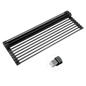 Pjymx003a-2 Gaomasck Roll Up Dish Drying Rack Over The Sink 20 Inch Silicone Wrapp