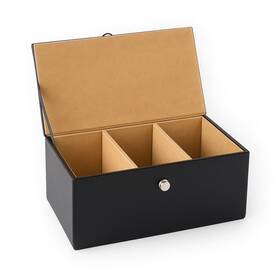 Gardenika 860010488201 Premium Tea Box Organizer - Elegant Bag Storage Container With 60