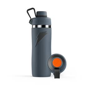 Gatorade 052000064063 Ftovertimeft 32oz Stainless Steel Water Bottle Twist Cap Grey Gray