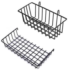 00007 Gbyan Wall Grid Accessories Wire Baskets Shelf Organizer For Black 00007 Gbyan Wall Grid Accessories Wire Baskets Shelf Organizer For Black