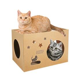 Gcvopton 795098759397 Cardboard Cat Scratcher With 2 Pcs Scratching Boards 17 Inch L X 12 W... Fast Ship