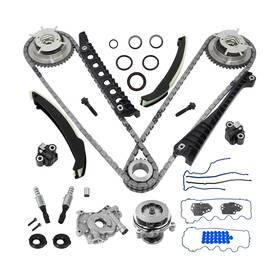 3r2z-6a257-da2 Gdo 5.4 Timing Chain Kit With Water Pump Oil Cam Phaser Tensioner Vvt