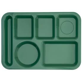 Tl-152-fg Get G.e.t. 6 Compartment School Cafeteria Tray Left Handed 10 Inch X 14 Forrest G