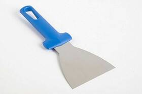 Gi.metal 019618115206 Stainless Steel Triangular Spatula 10x9 Cm With Handle Not Reciprocatable
