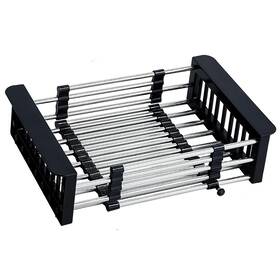 8541992493 Gicasa Kitchen Multi-function Retractable Sink Dish Drying Rack Stainless Steel Dra