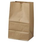 Gk20s500 40 General Supply Squat Paper Grocery Bag Kraft Std 079594184212