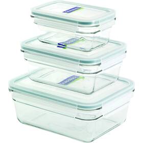 11339 Glasslock 6-piece Rectangle Oven Safe Container Set